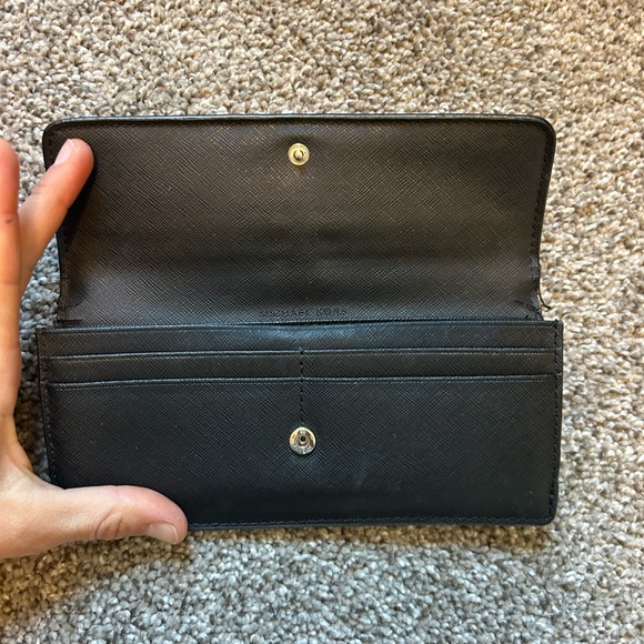 Michael Kors travel Black jet set trifold Wallet - Picture 2 of 5